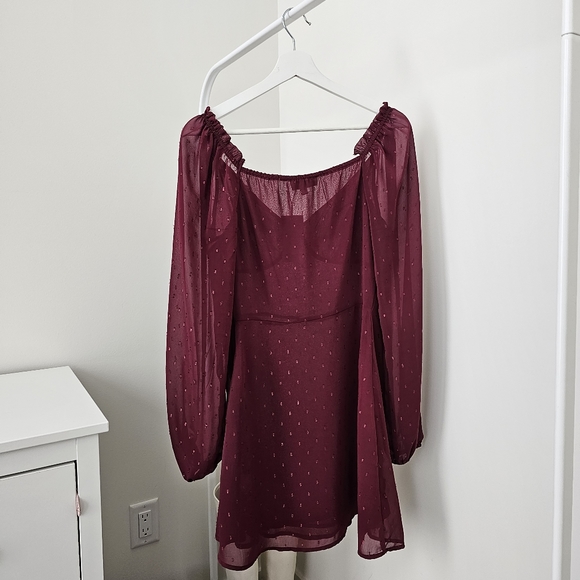 Glittery Polka Dot Dress - Picture 2 of 5